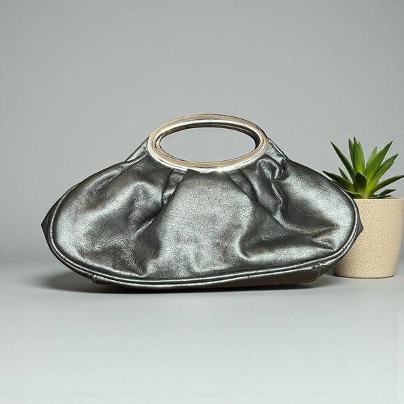Chinese Laundry Handbags - Chinese Laundry Metallic Silver Clutch